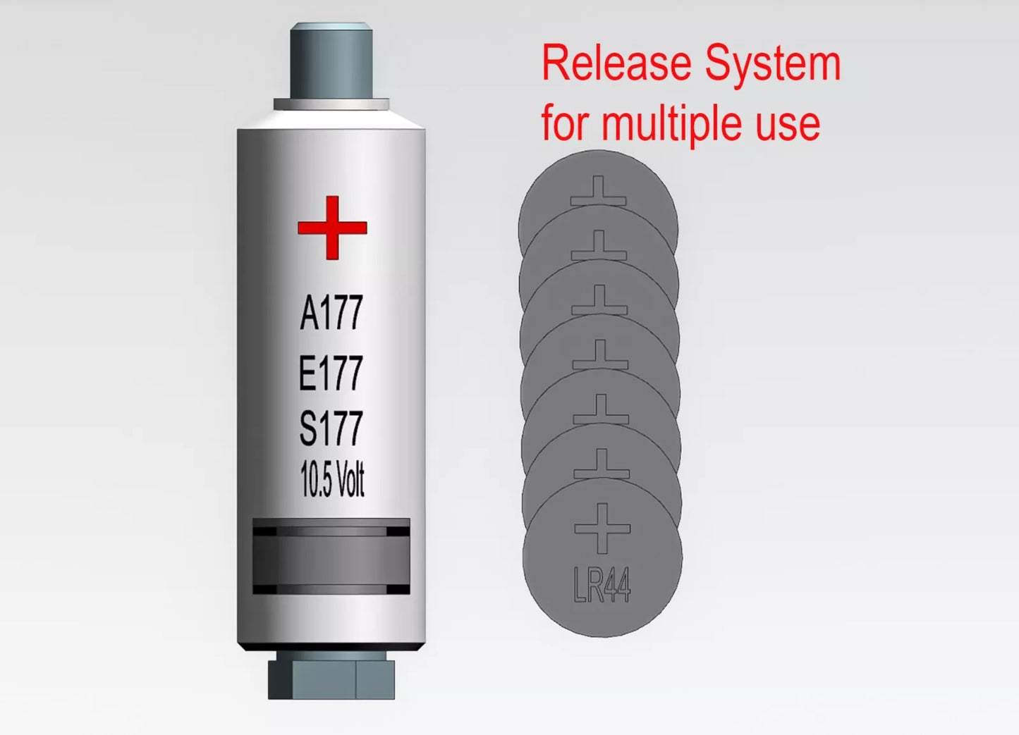 10.5 Volt A177 E177 S177 7NR44 Batterie Ersatz für Microphone SM82 C76