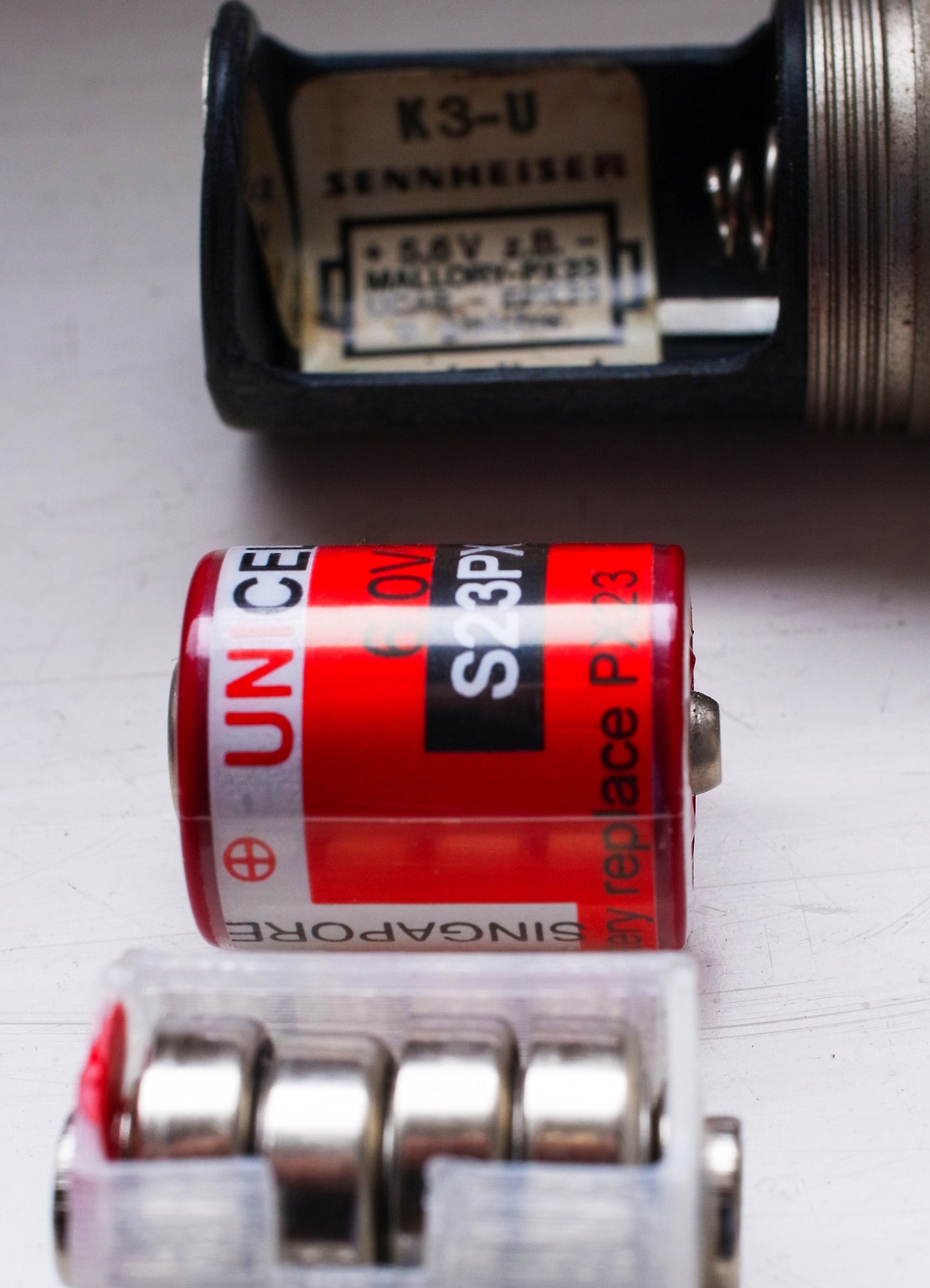 6Volt S23PX PX23 Battery Adapter for Sennheiser U23PX EPX23 V23PX 4F16 4NR42